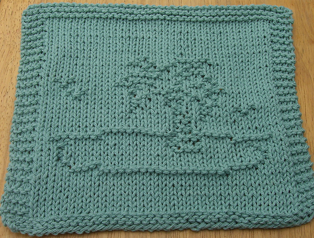 Private Island Knit Dishcloth