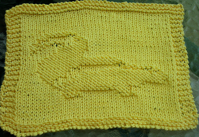 Unsmelly Skunk Dishcloth