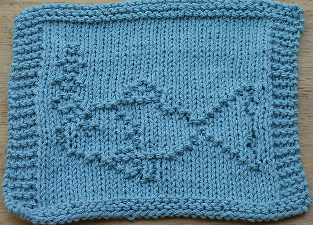 Fishy Bubbles Dishcloth 