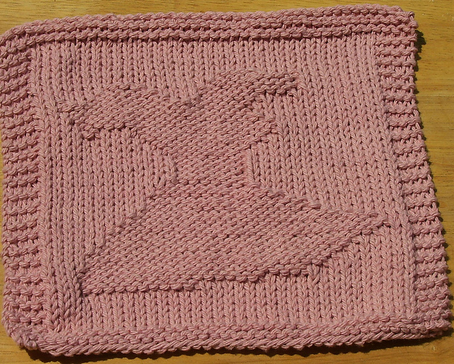 Heart Disease Dress Dishcloth