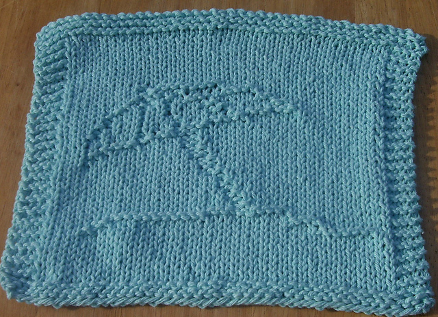 Beach Umbrella Dishcloth