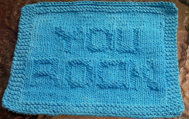You Rock Dishcloth