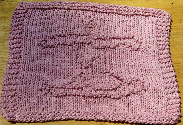 Apple Core Dishcloth