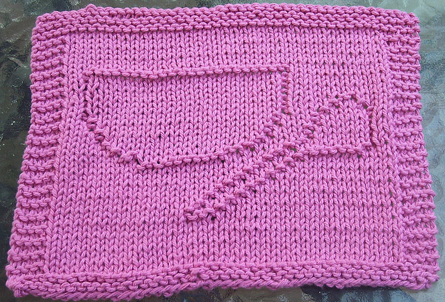 Mixing Bowl Knit Dishcloth 