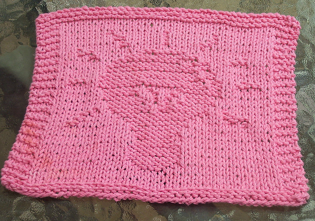 Lightbulb Knit Dishcloth