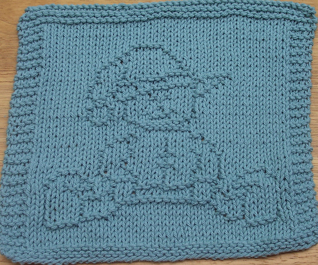 Christmas Elf Knit Dishcloth 
