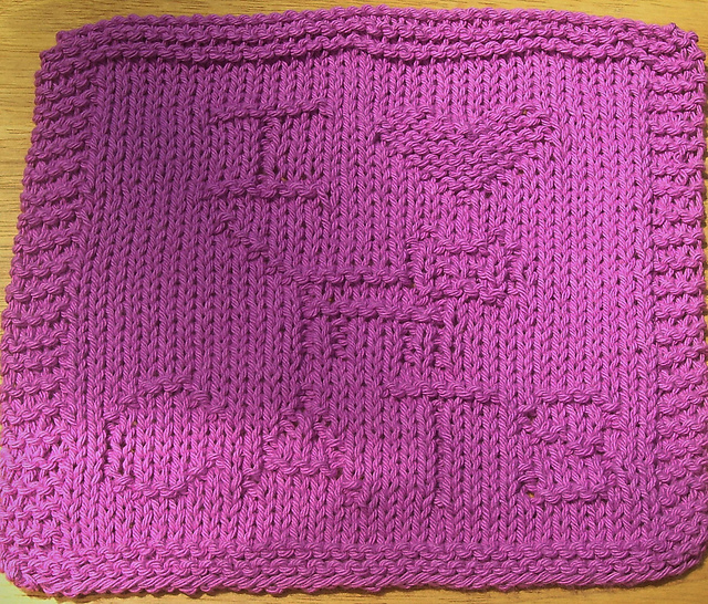 I Heart Cats Dishcloth