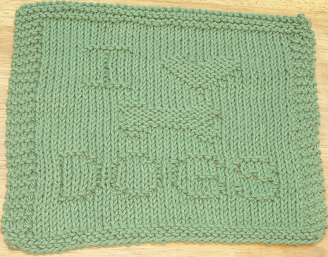 I Heart Dogs Dishcloth