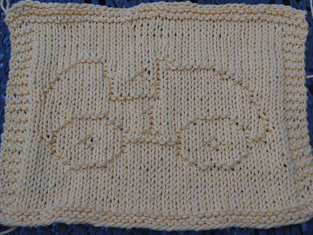 Go Cart Knit Dishcloth 