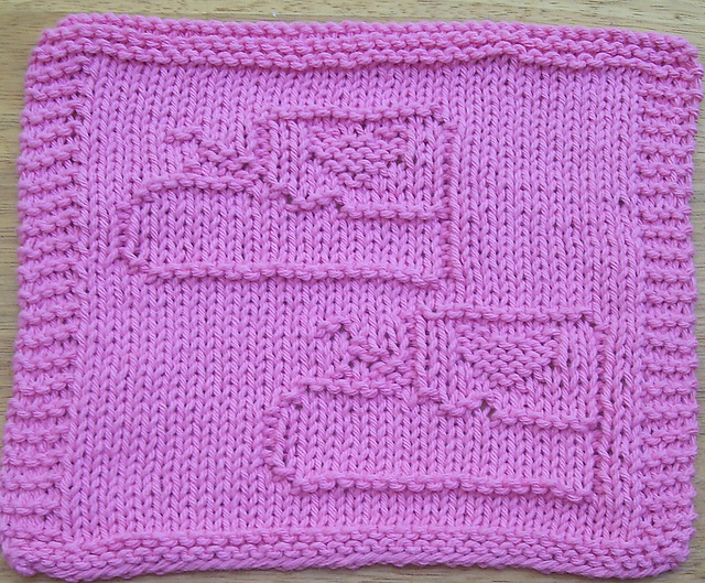 Baby Booties Dishcloth