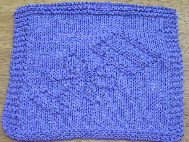 Baby Rattle Dishcloth