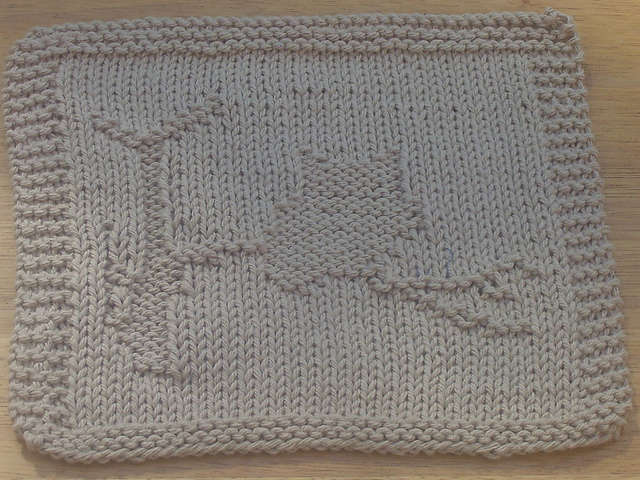 Owl on a Branch Dishcloth 