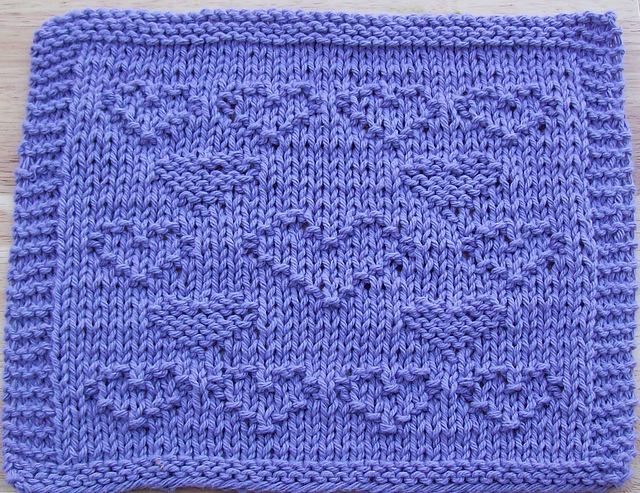 All About Hearts Dishcloth