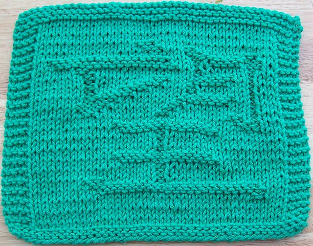 Chinese Hope Knit Dishcloth