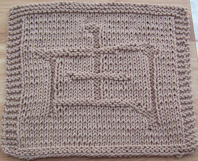 Chinese Freedom Knit Dishcloth