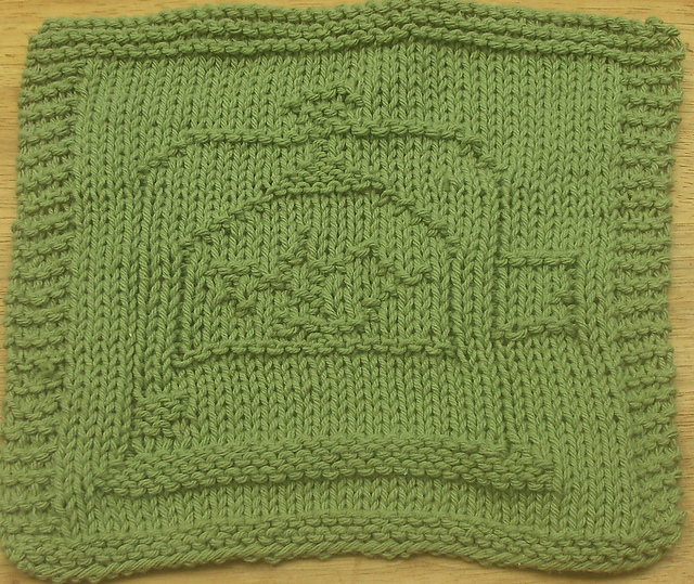 Bird Cage Dishcloth