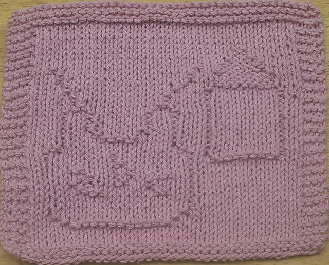 Baby Bib & Bottle Dishcloth