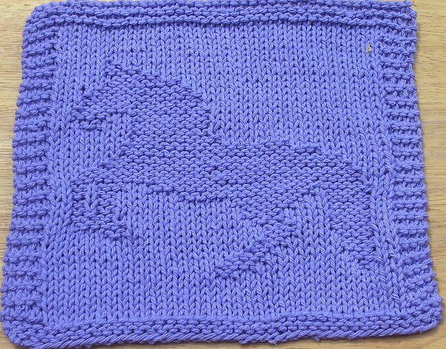 Bucking Horse Dishcloth