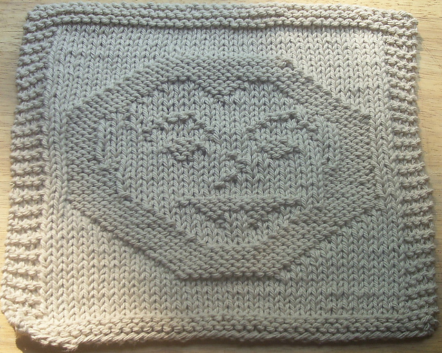 Vampire Knit Dishcloth
