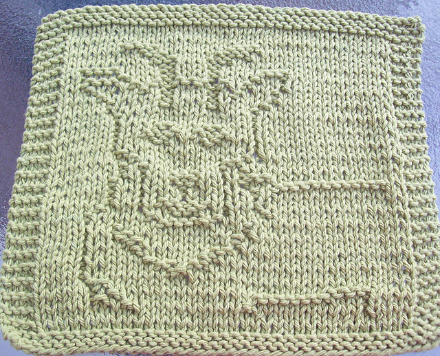 Goat Knit Dishcloth Pattern 