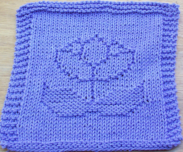 Little Tulip Dishcloth