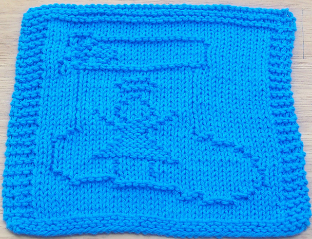 Angel Stocking Dishcloth