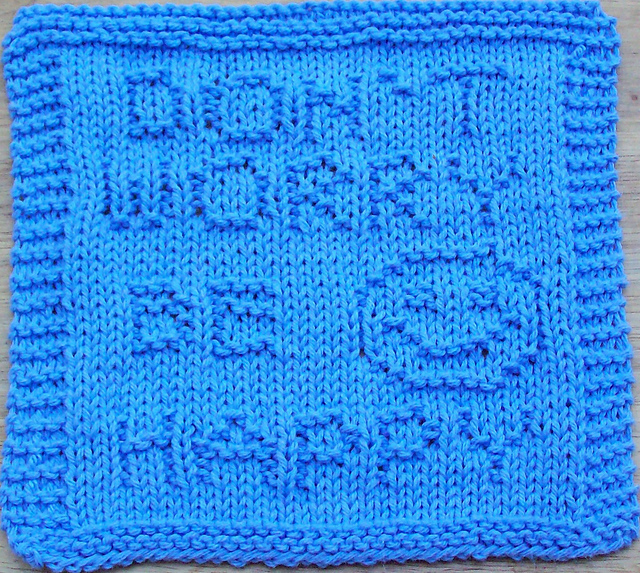 Don't Worry Be Happy Dishcloth