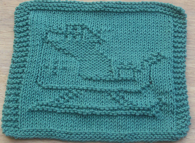 Sleigh Dishcloth
