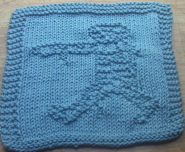 Mummy Knit Dishcloth 