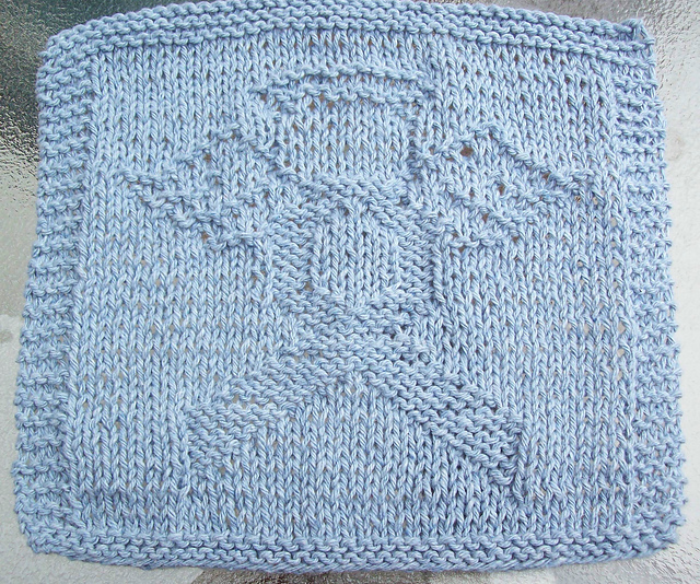 Cause Angel Knit Dishcloth 