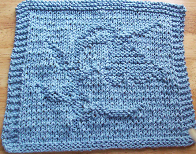 Bell Flower Dishcloth
