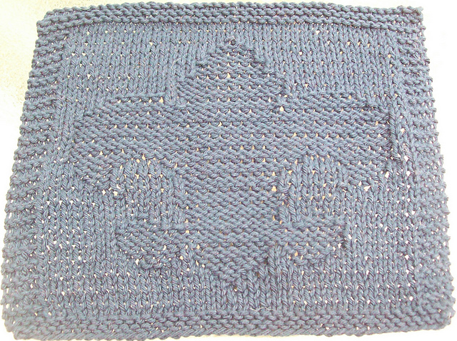 Another Fleur De Lis Dishcloth