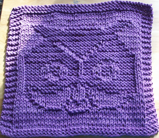 Another Owl Dishcloth