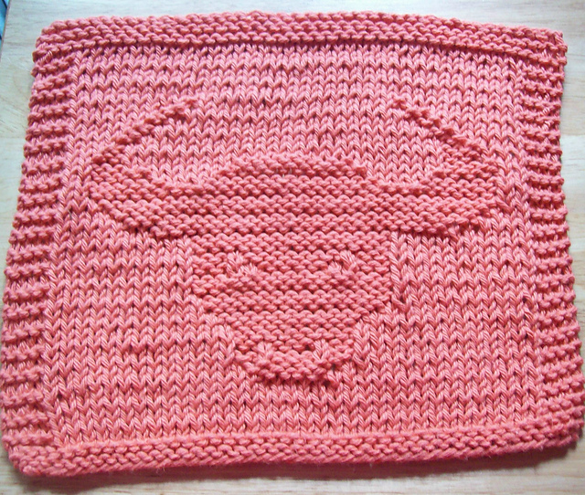 Steer Knit Dishcloth Pattern
