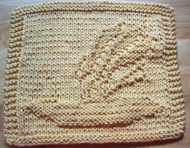 Reeds Knit Dishcloth