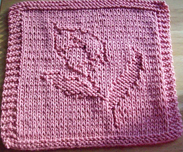 Calla Lilly Dishcloth