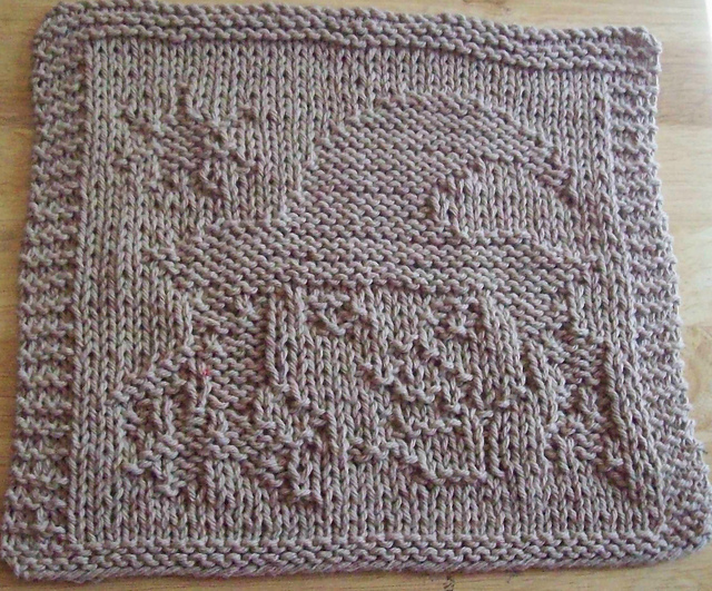Witch Knit Dishcloth 