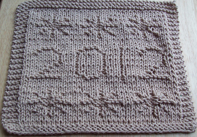 2012 With Sparkles Dishcloth