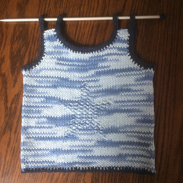 Ravelry: STAR tank top pattern by Les Tricots de Dilia