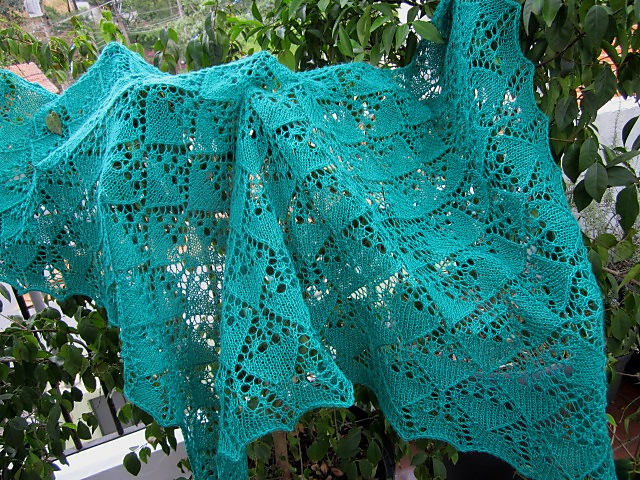 Azurite Shawl