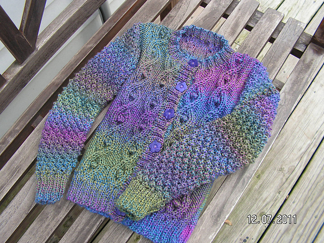 Cable and Bobble Cardigan