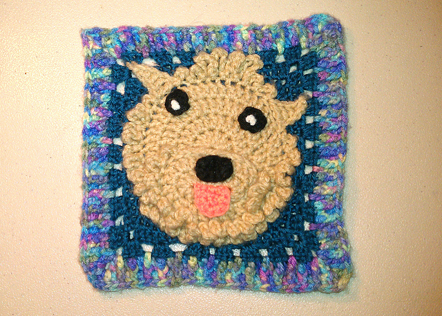 Yorkie Pride Square - 8 inch square