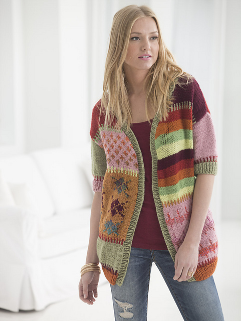 Cardigan Of Many Colors