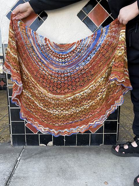 Lace Waves Shawl