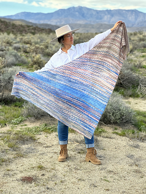 Desert Daybreak Shawl