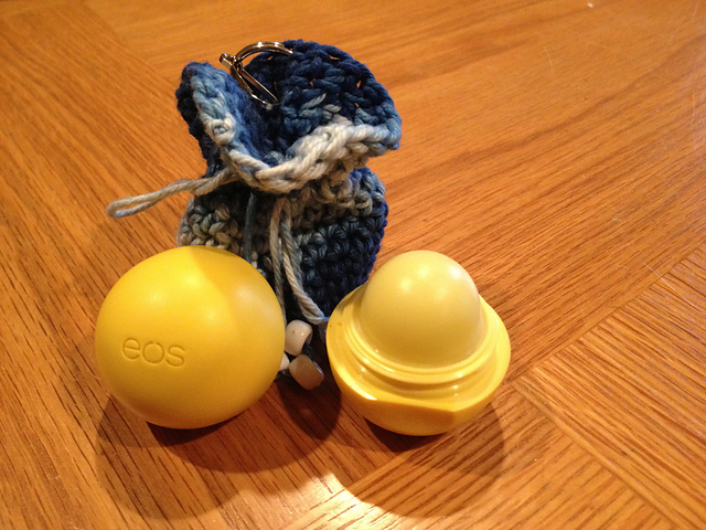 EOS Chapstick Keychain Cozy