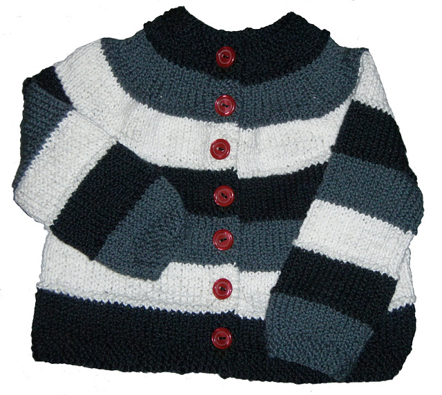 Toddler Top Down Cardigan