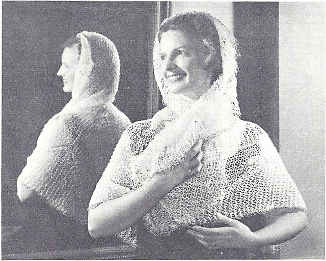 Snowflake: Cape Scarf