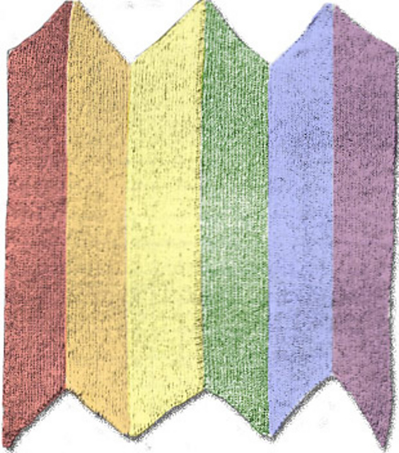 Rainbow Afghan