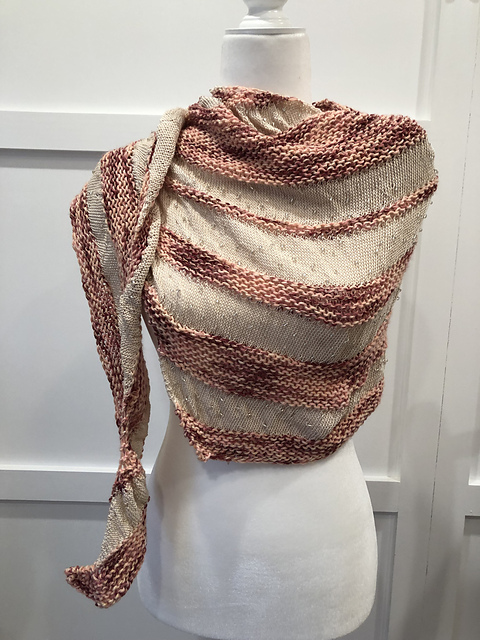 Cotton Shimmer Shawl